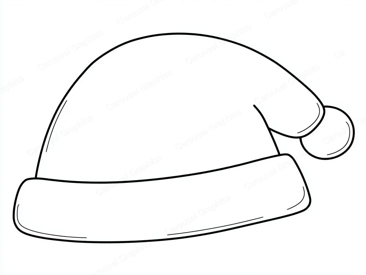 Santa Hat Vector Graphic preview
