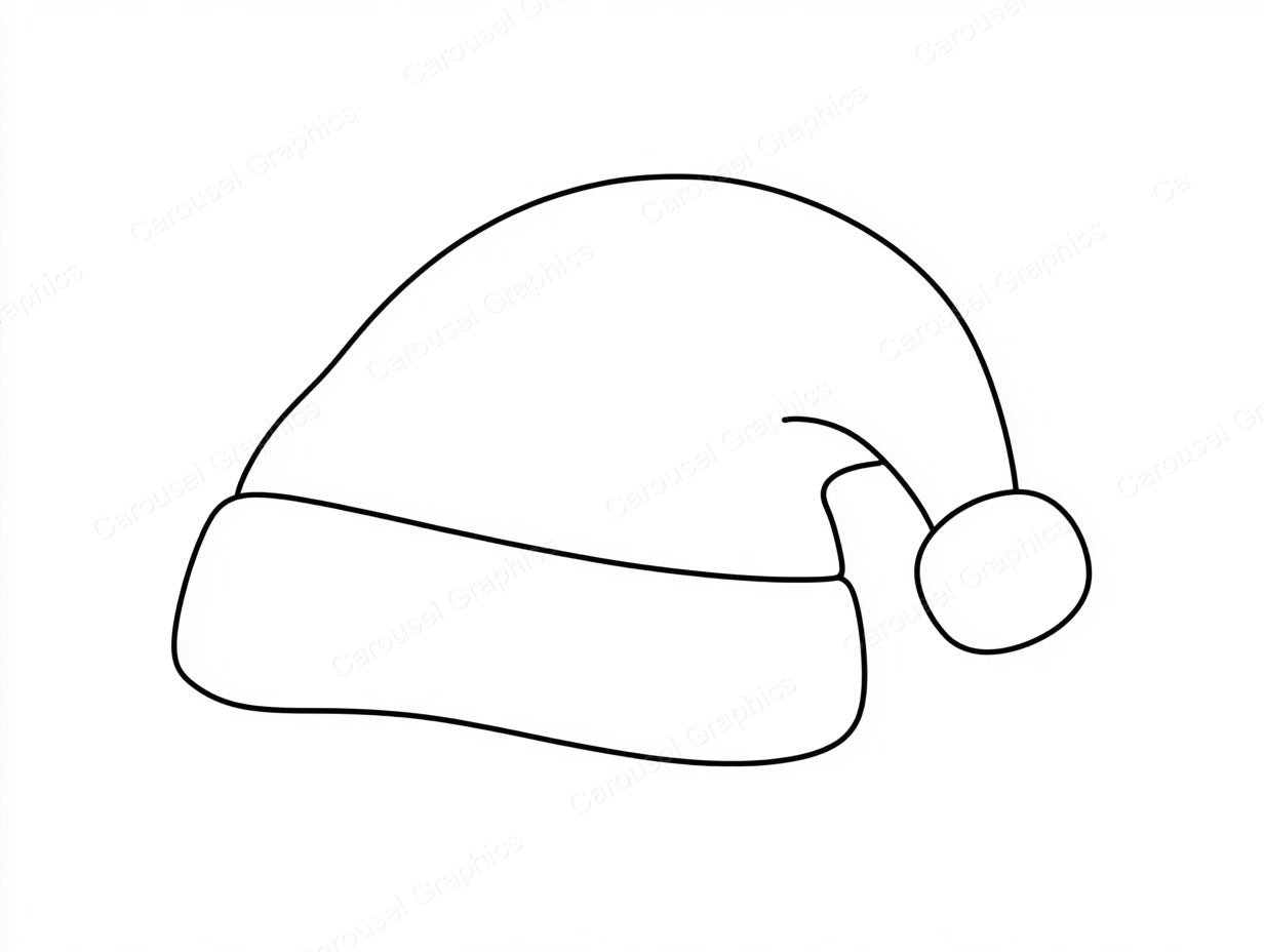 Santa Hat Vector Graphic preview