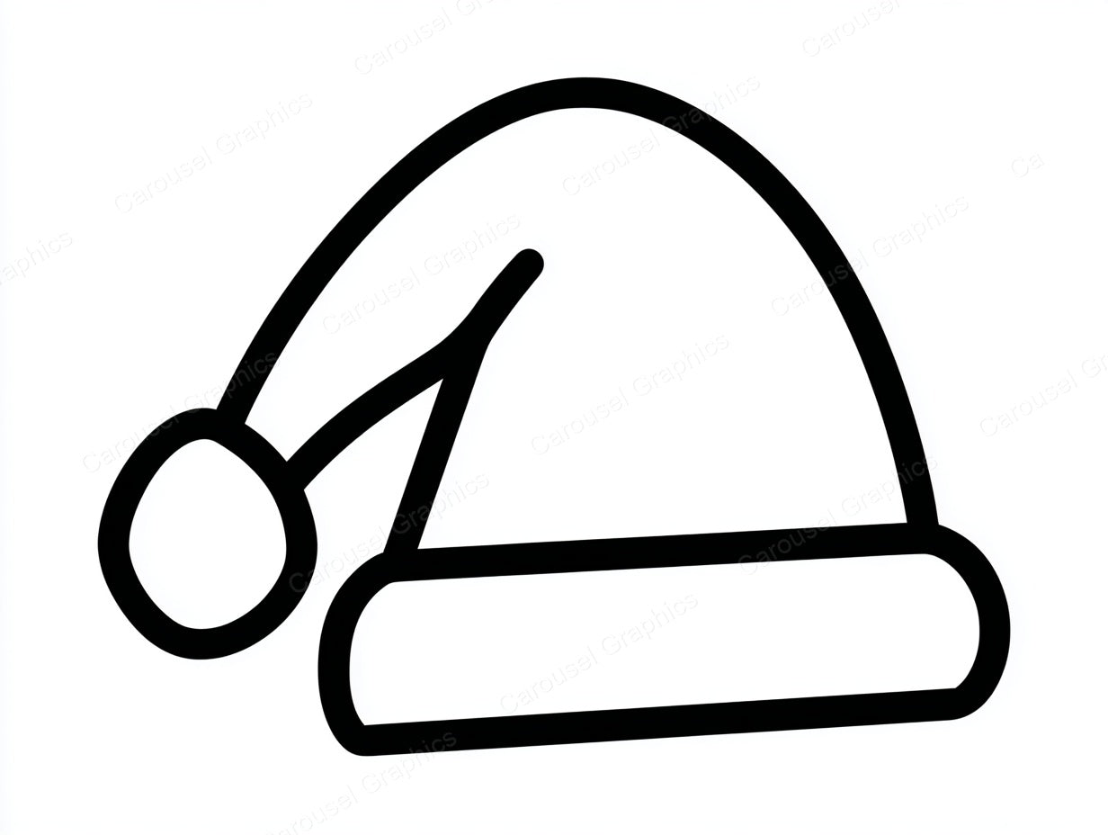 Santa Hat Vector Graphic preview