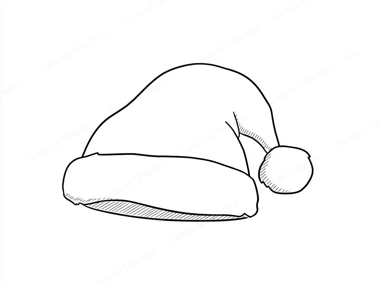 Santa Hat Vector Graphic preview