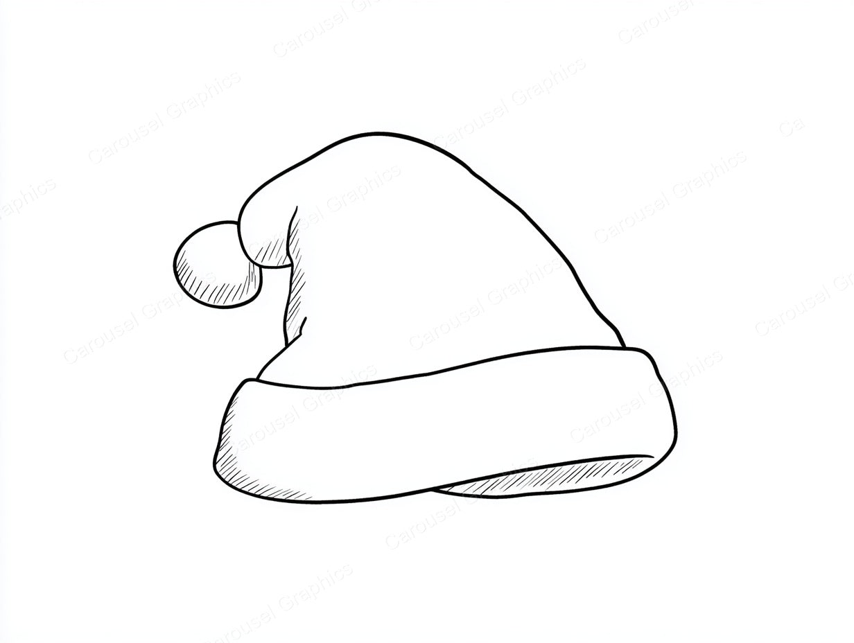Santa Hat Vector Graphic preview