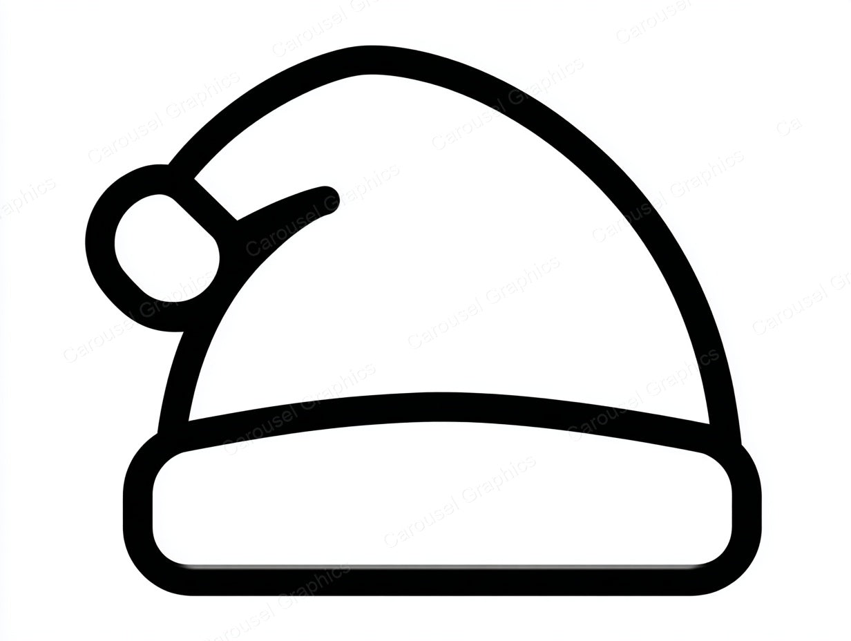 Santa Hat Vector Graphic preview