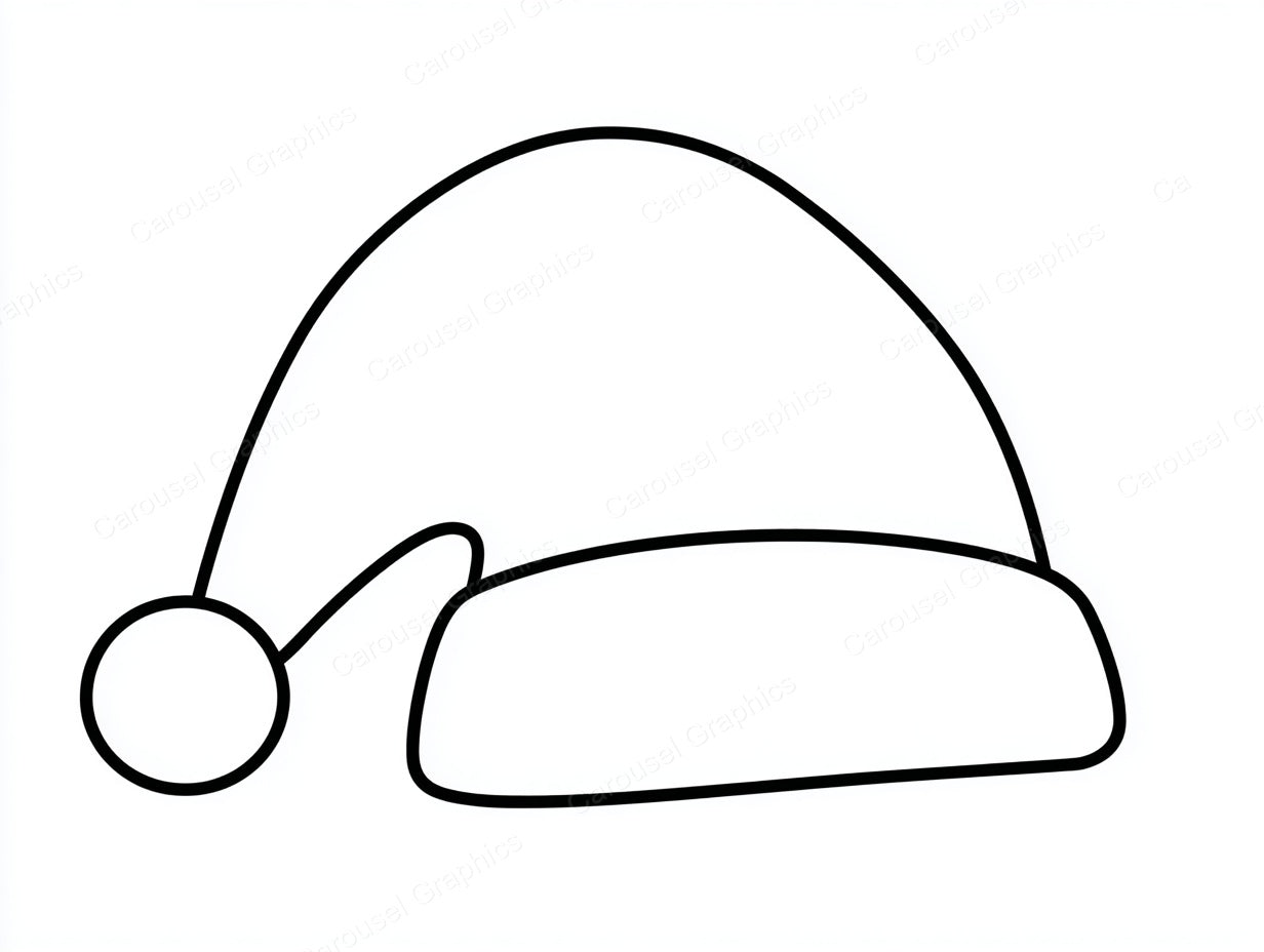 Santa Hat Vector Graphic preview