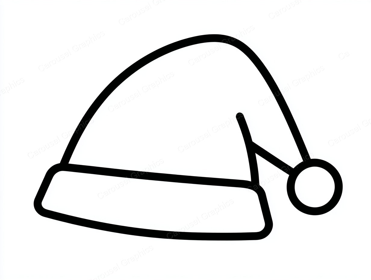 Santa Hat Vector Graphic preview
