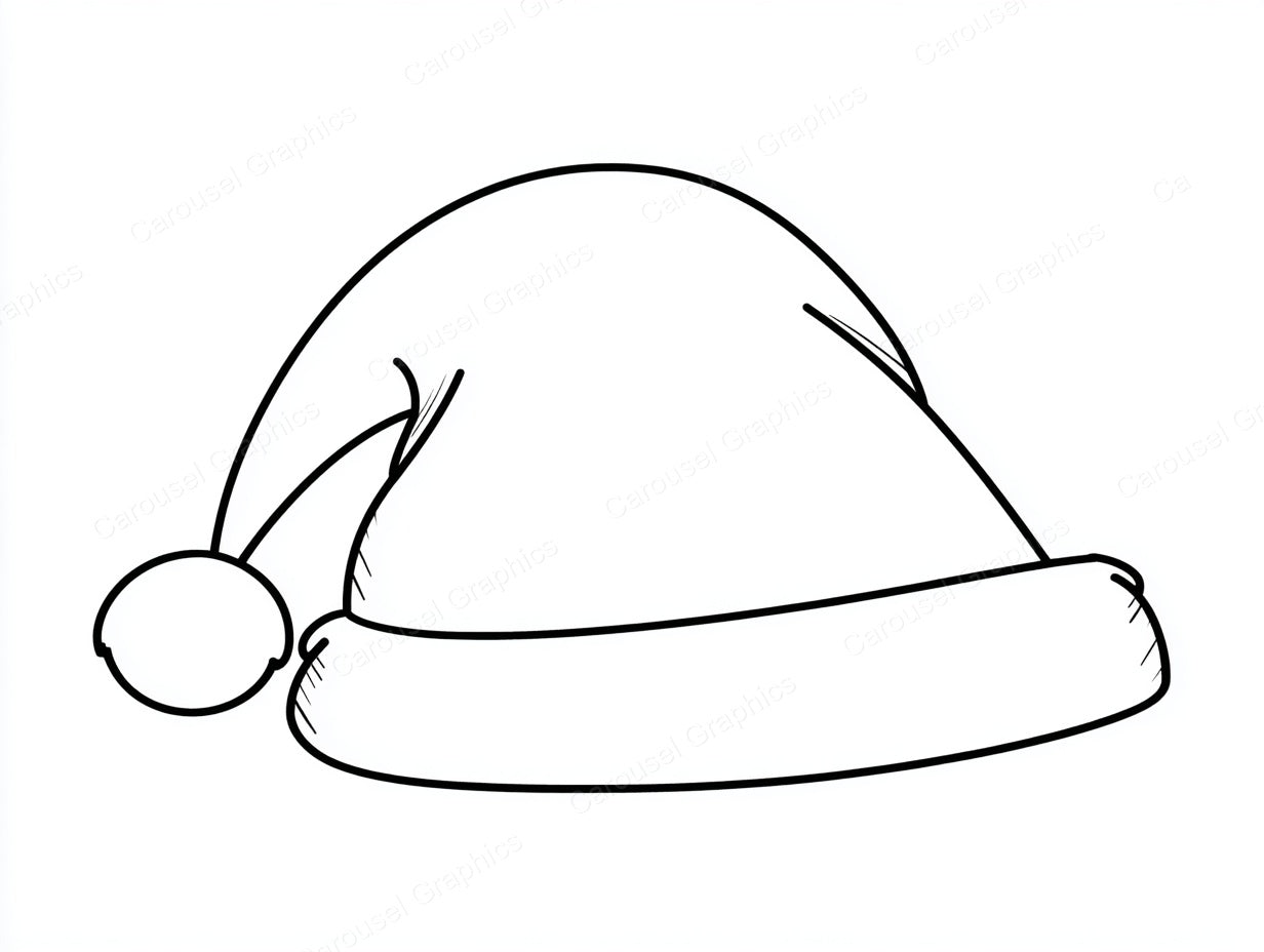 Santa Hat Vector Graphic preview