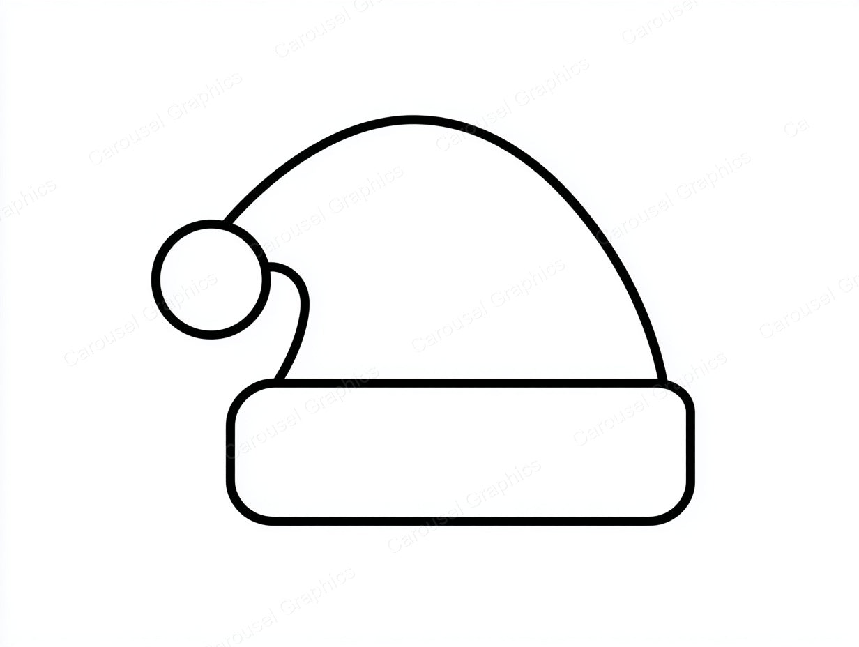 Santa Hat Vector Graphic preview