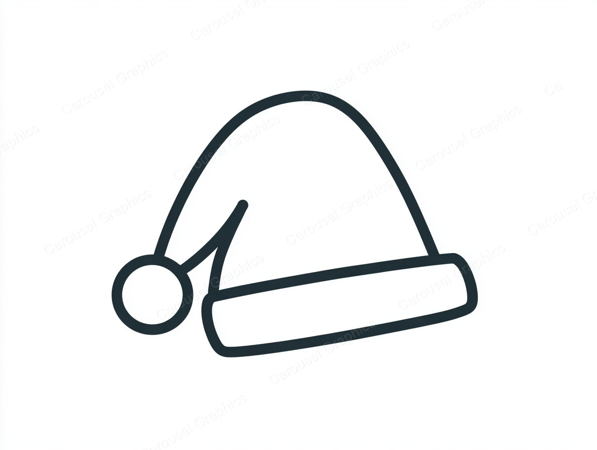Santa Hat Vector Graphic preview