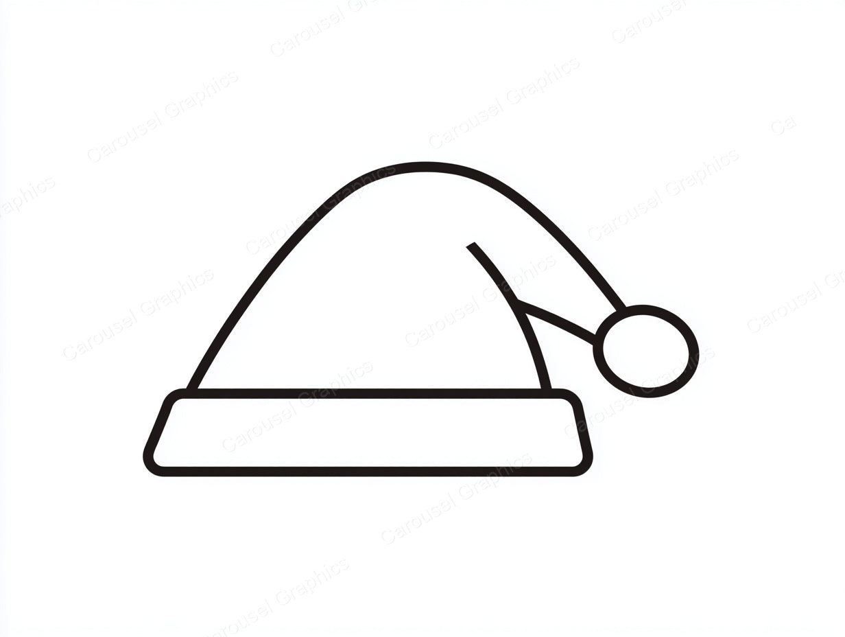 Santa Hat Vector Graphic preview