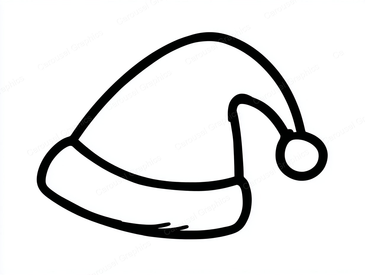 Santa Hat Vector Graphic preview