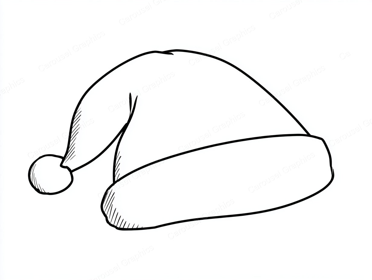 Santa Hat Vector Graphic preview
