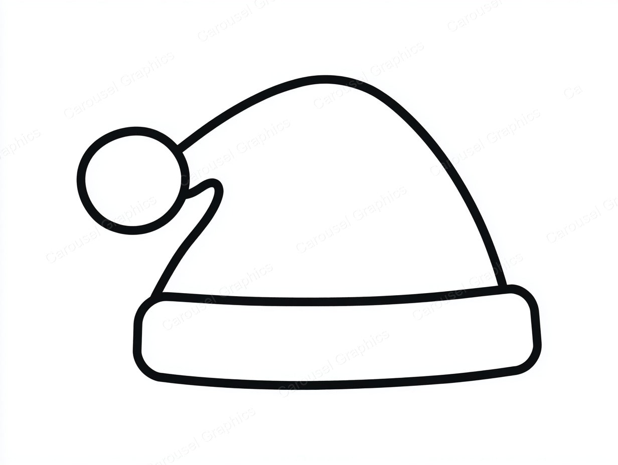 Santa Hat Vector Graphic preview