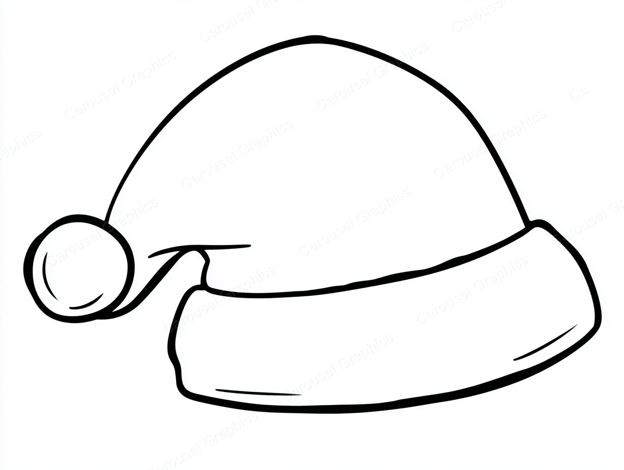 Santa Hat Vector Graphic preview