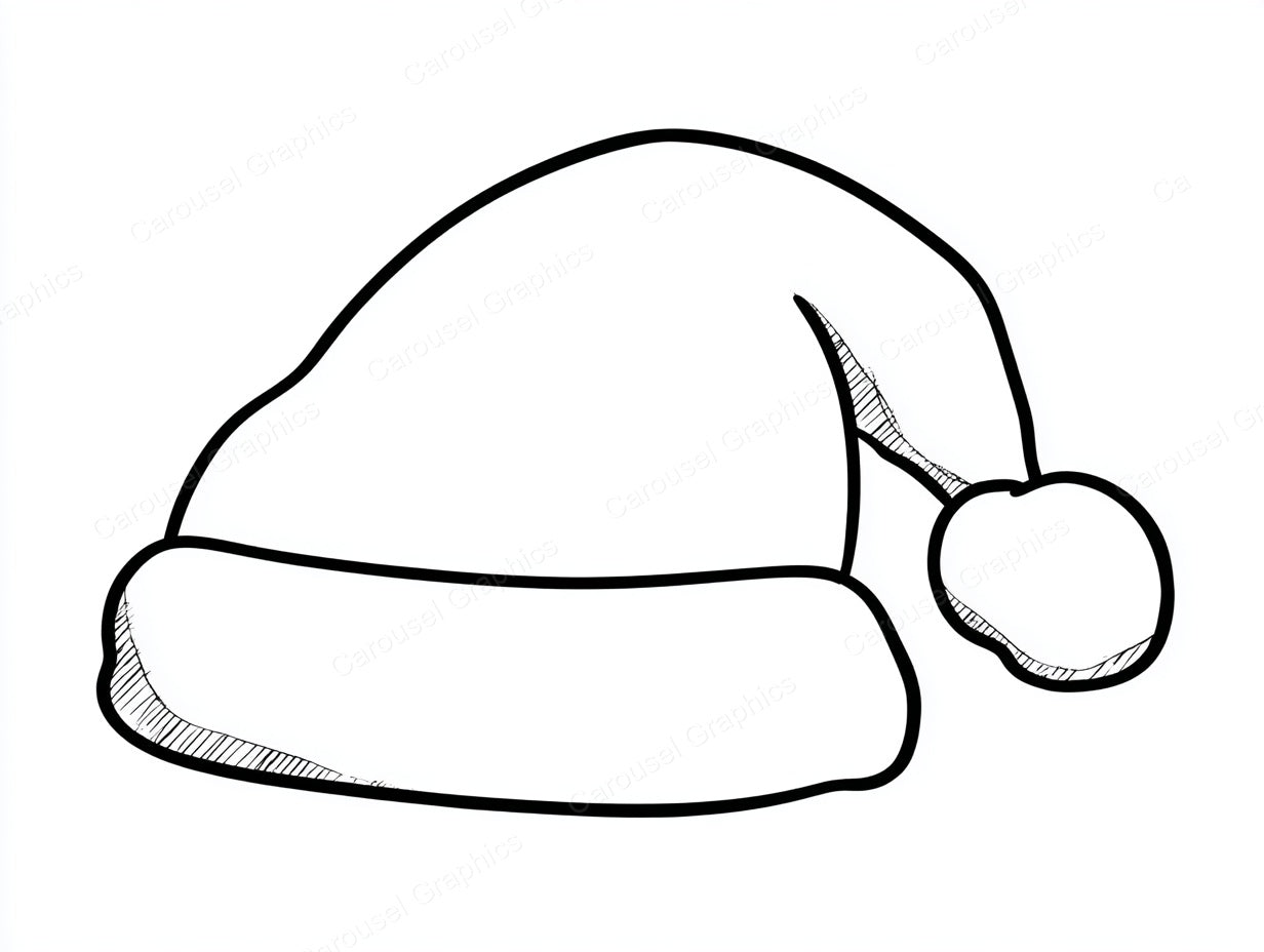 Santa Hat Vector Graphic preview