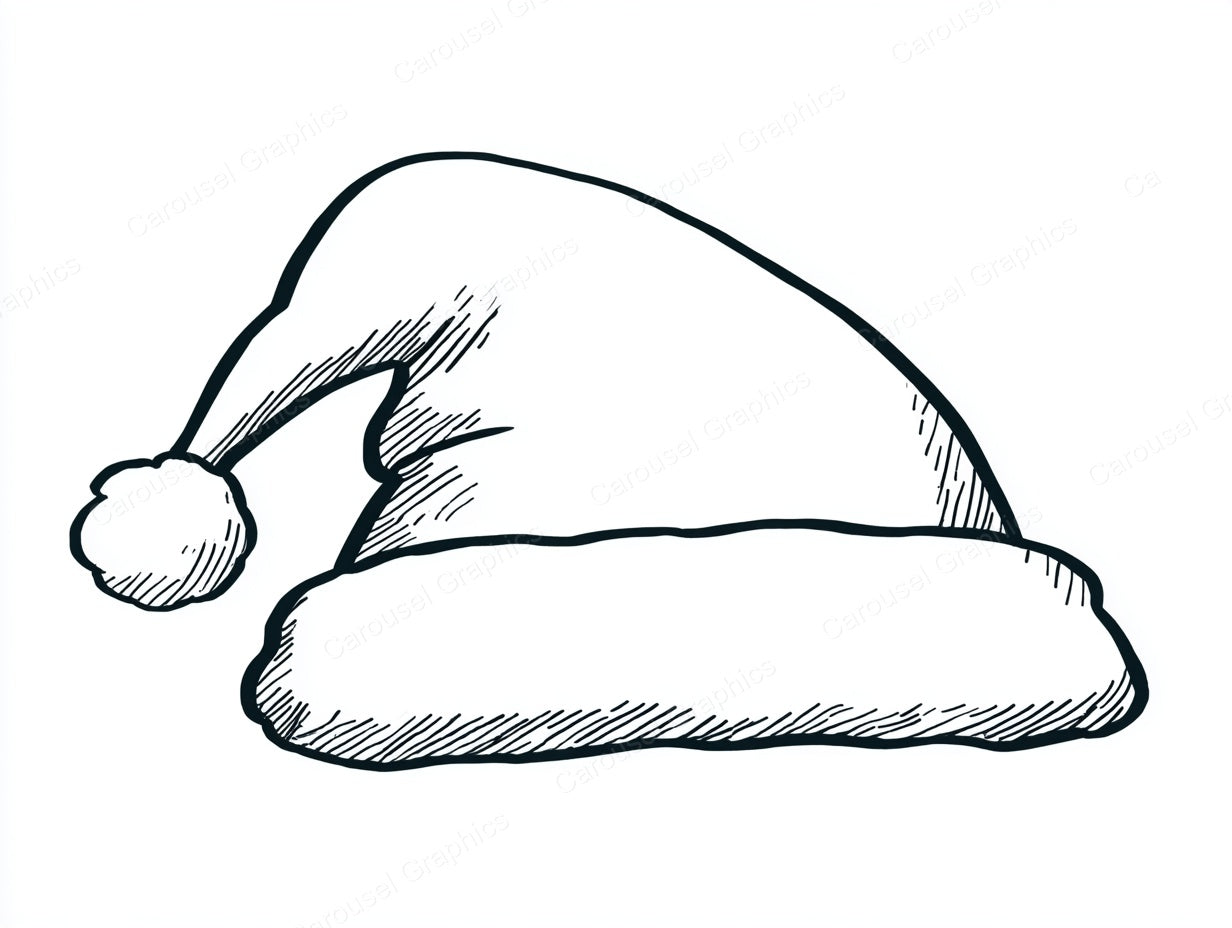 Santa Hat Vector Graphic preview