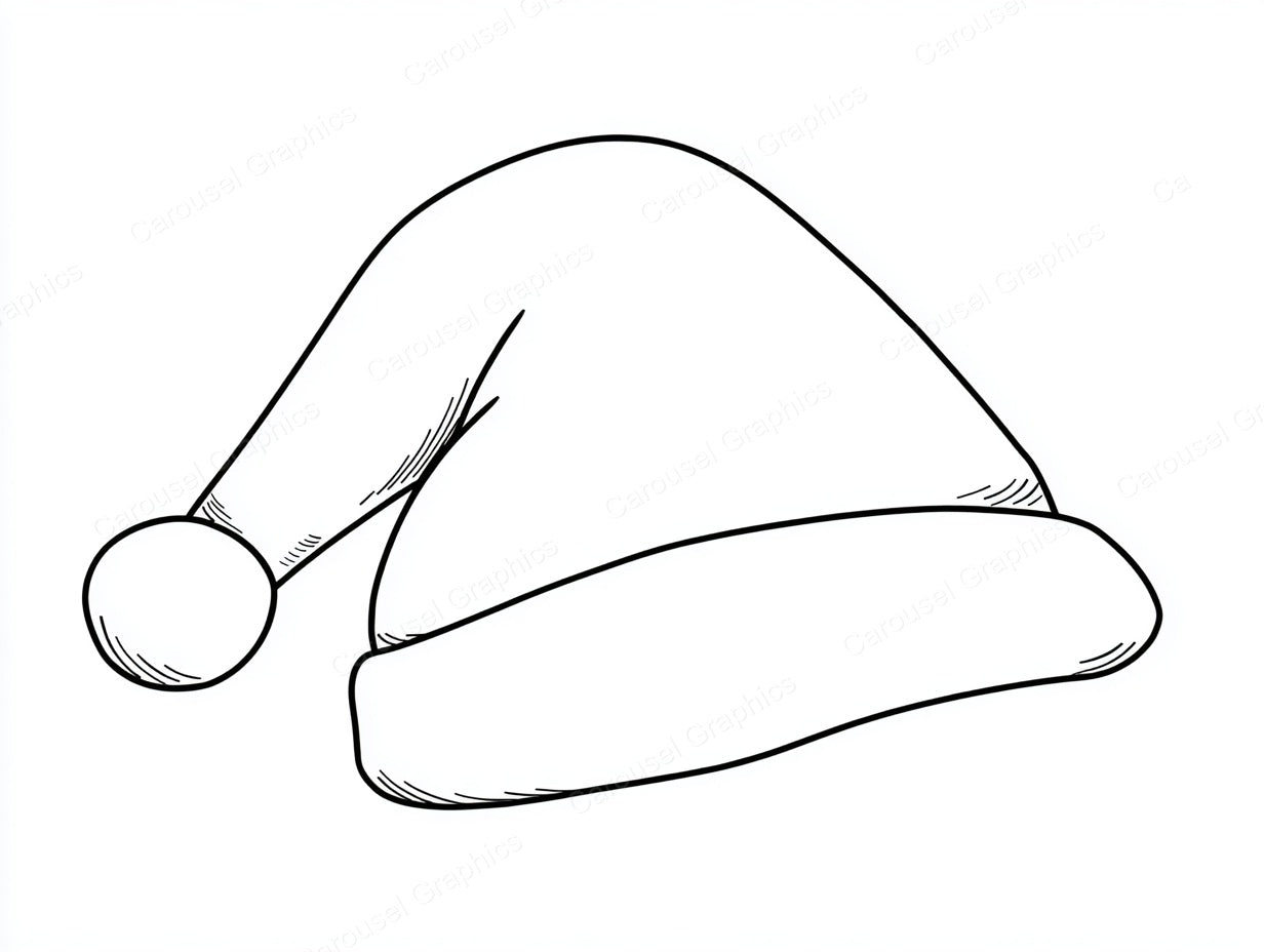 Santa Hat Vector Graphic preview