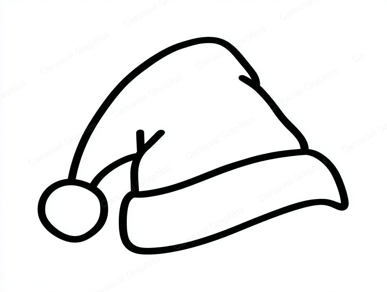 Santa Hat Vector Graphic preview