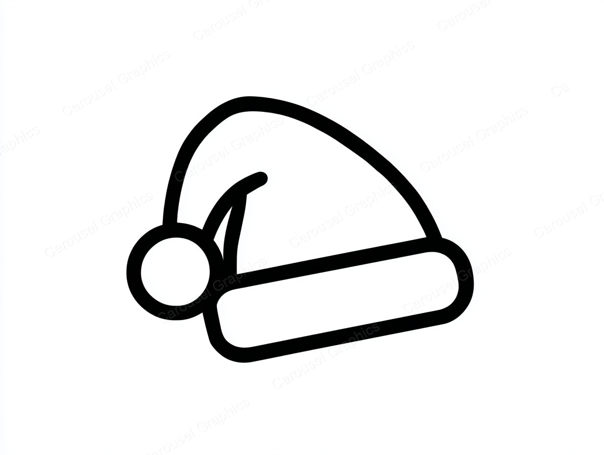 Santa Hat Vector Graphic preview
