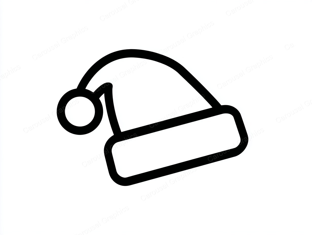 Santa Hat Vector Graphic preview