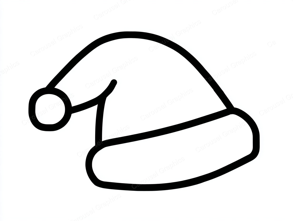 Santa Hat Vector Graphic preview