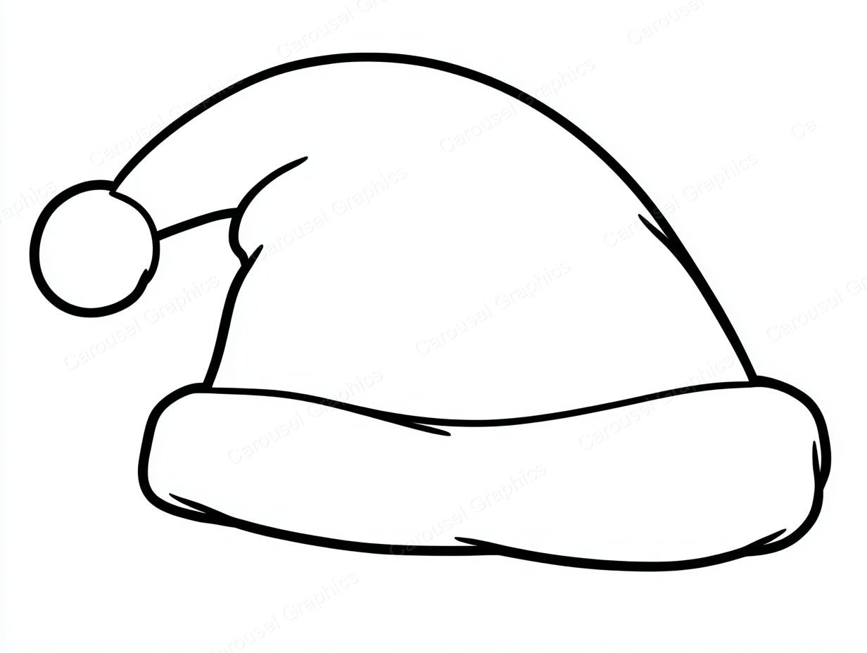 Santa Hat Vector Graphic preview