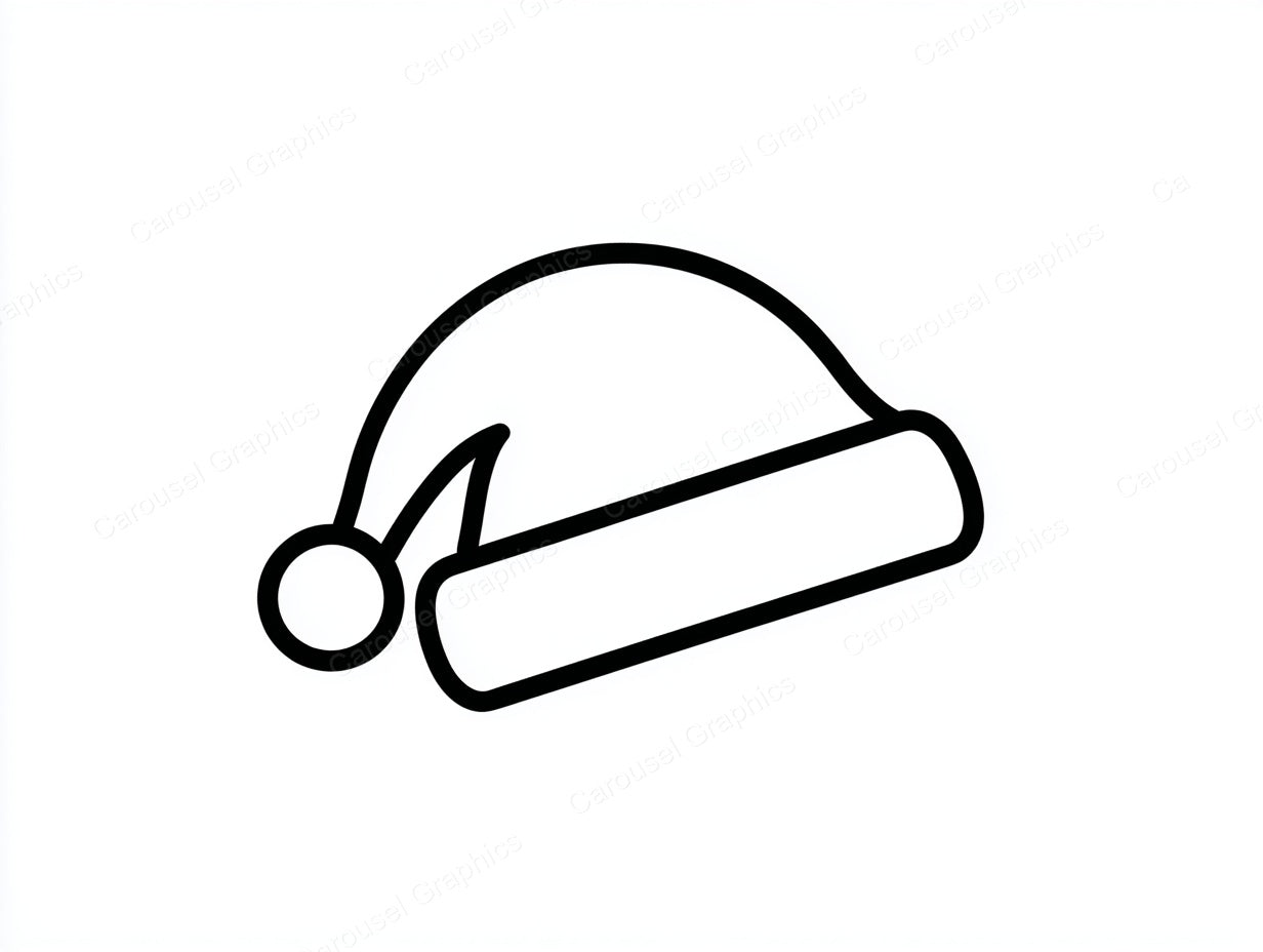 Santa Hat Vector Graphic preview