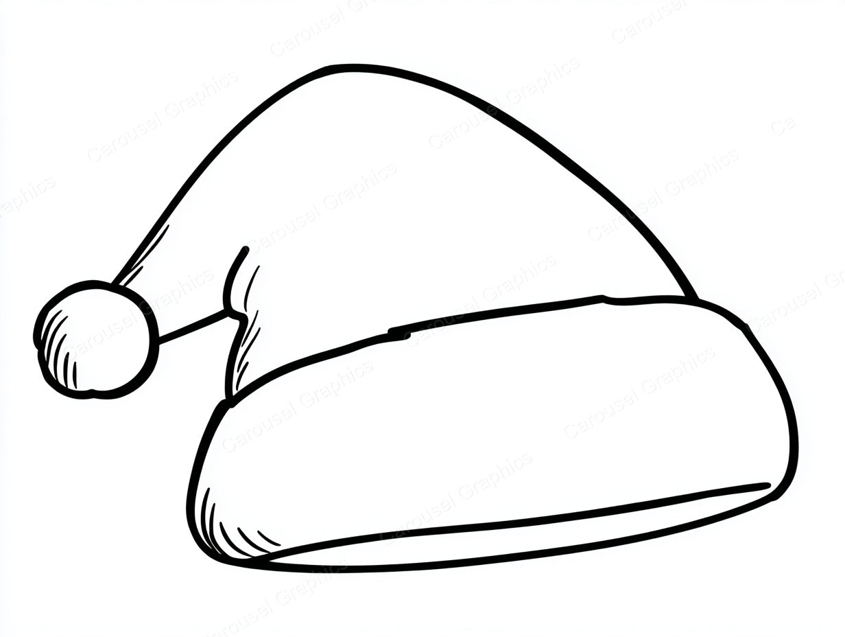 Santa Hat Vector Graphic preview