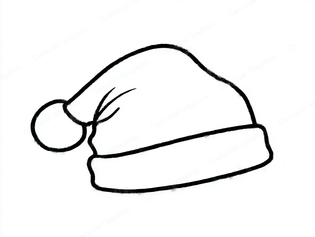 Santa Hat Vector Graphic preview