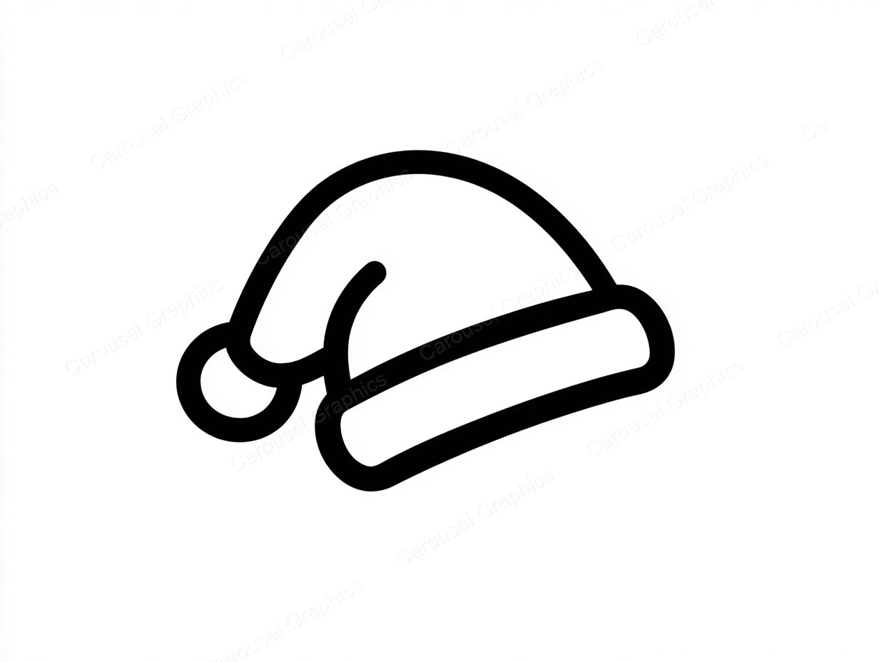 Santa Hat Vector Graphic preview