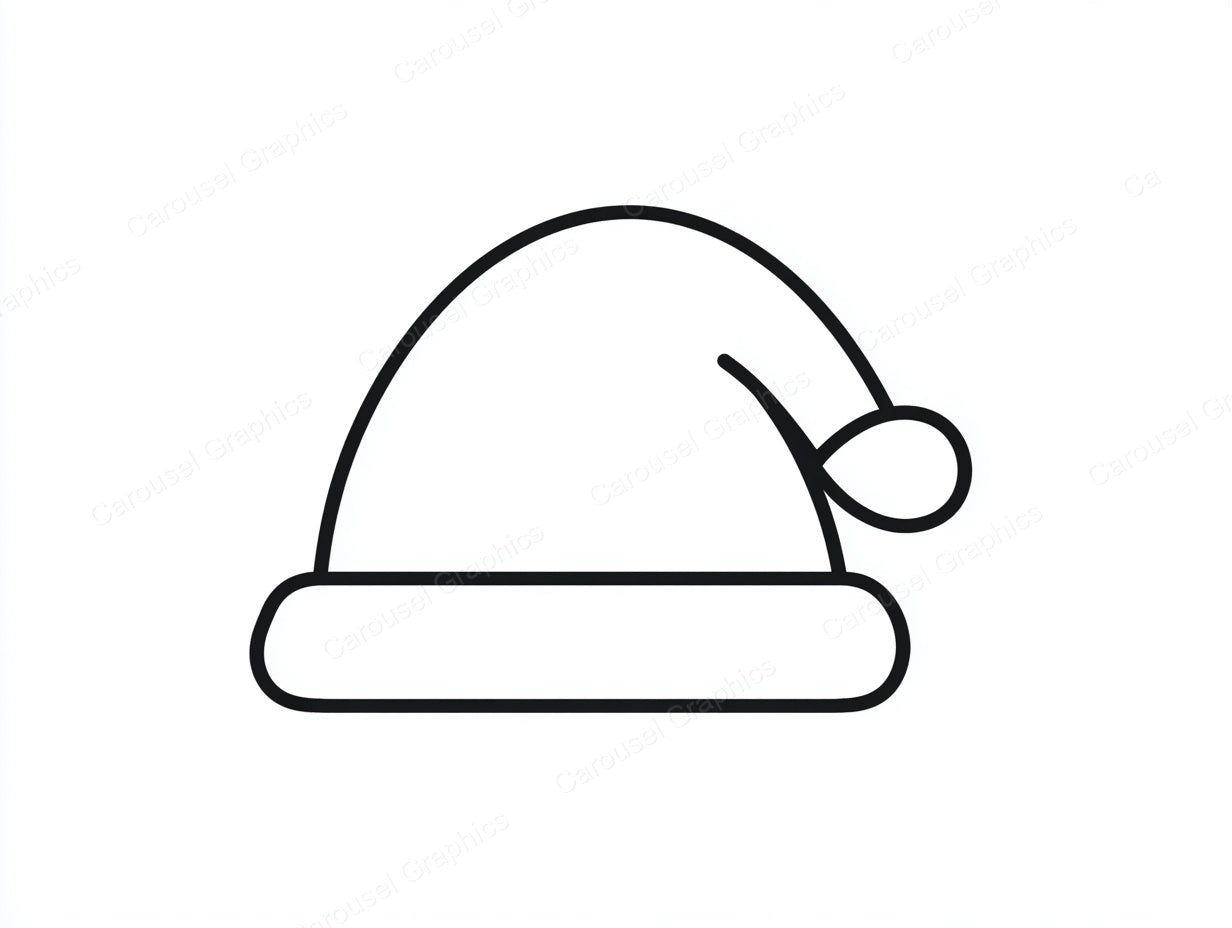 Santa Hat Vector Graphic preview