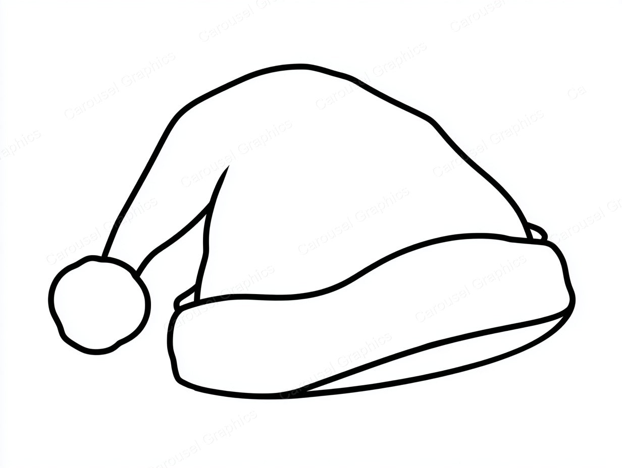 Santa Hat Vector Graphic preview