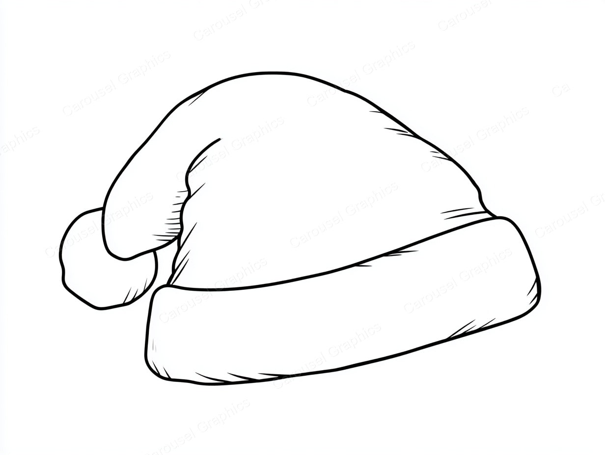 Santa Hat Vector Graphic preview