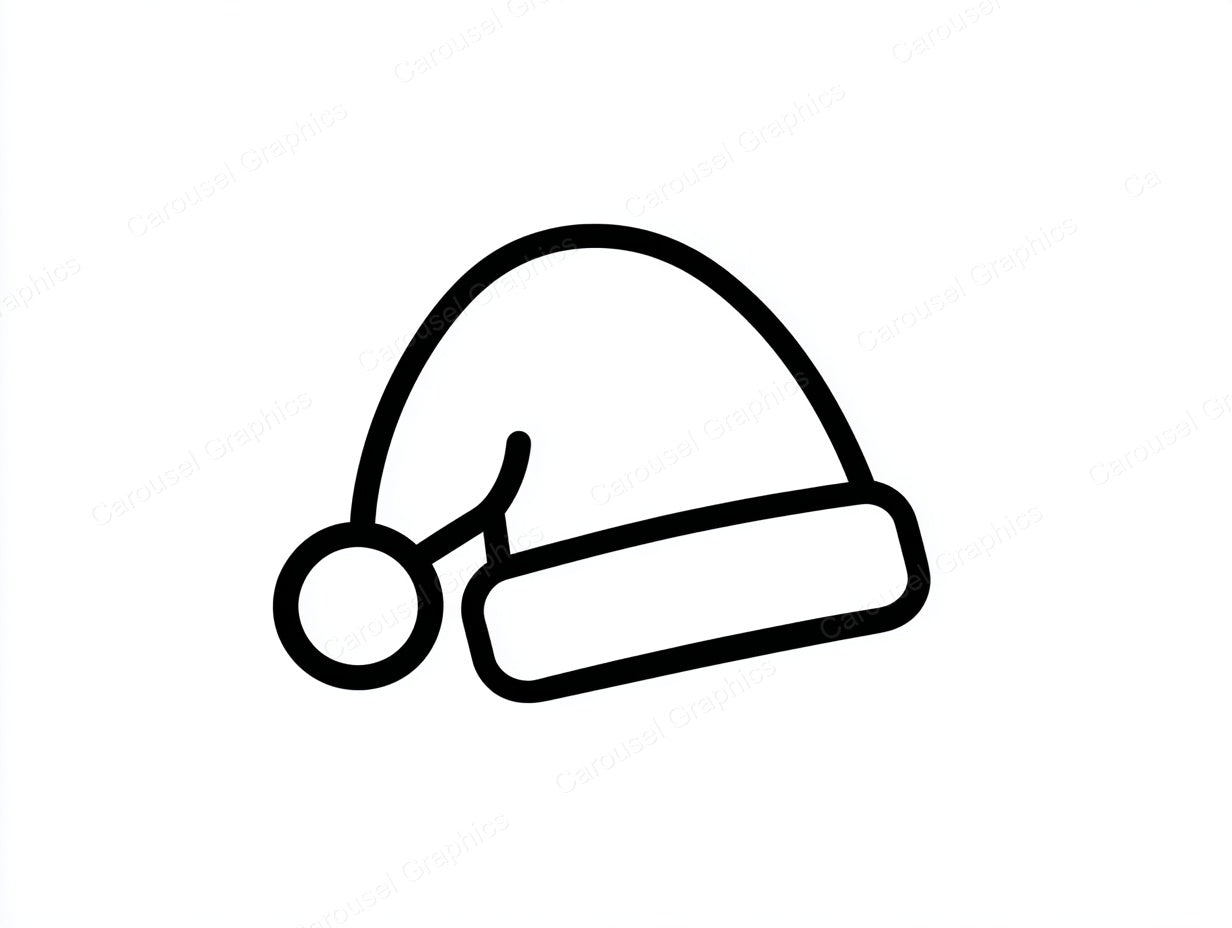 Santa Hat Vector Graphic preview