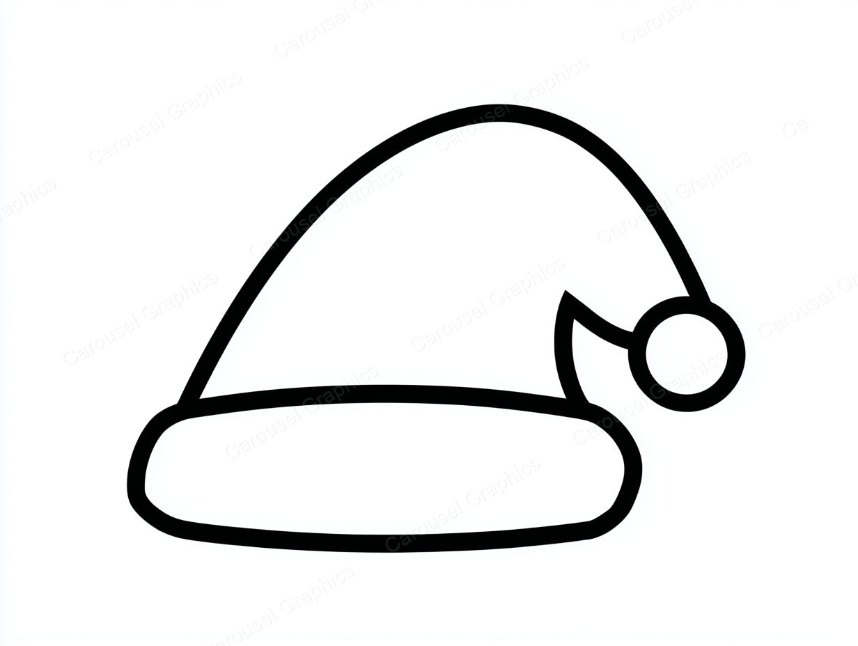 Santa Hat Vector Graphic preview