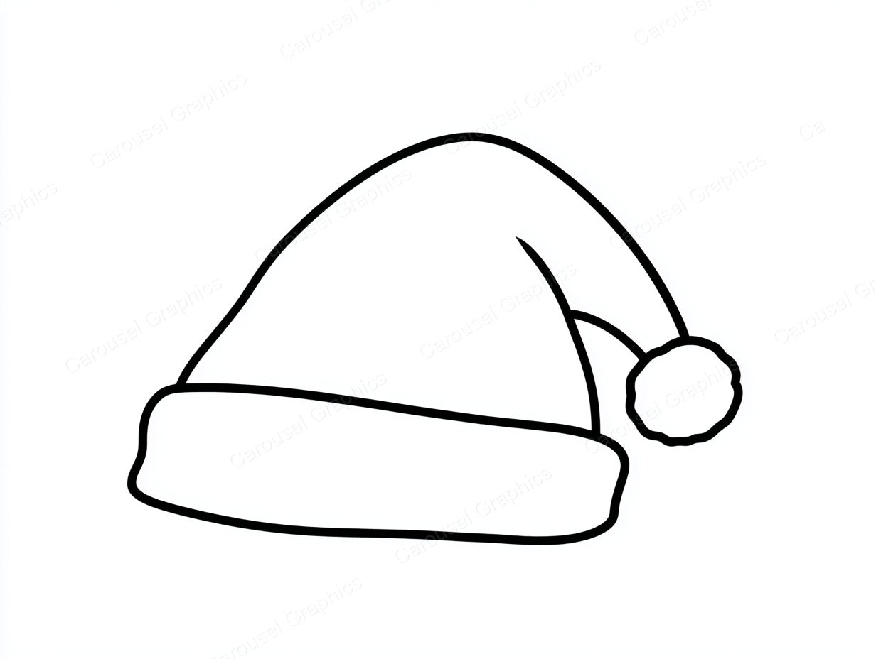 Santa Hat Vector Graphic preview