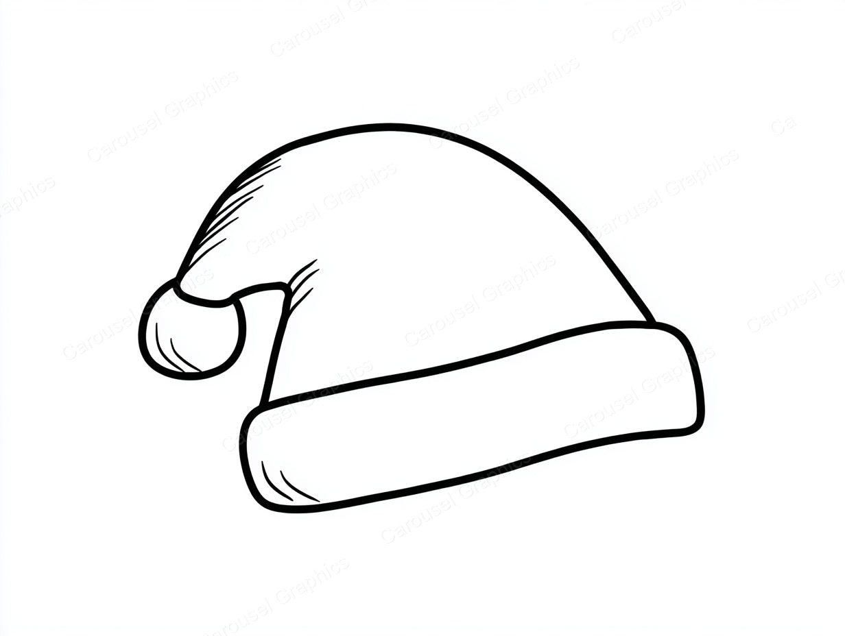 Santa Hat Vector Graphic preview