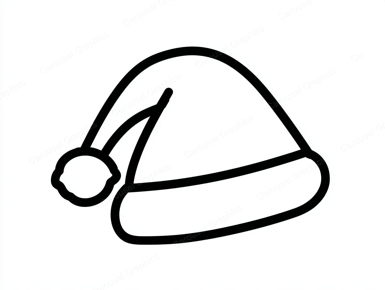 Santa Hat Vector Graphic preview