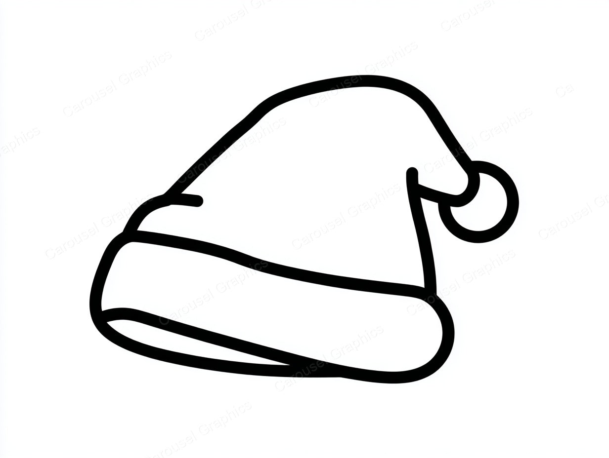 Santa Hat Vector Graphic preview