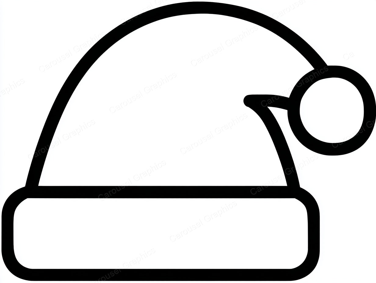 Santa Hat Vector Graphic preview