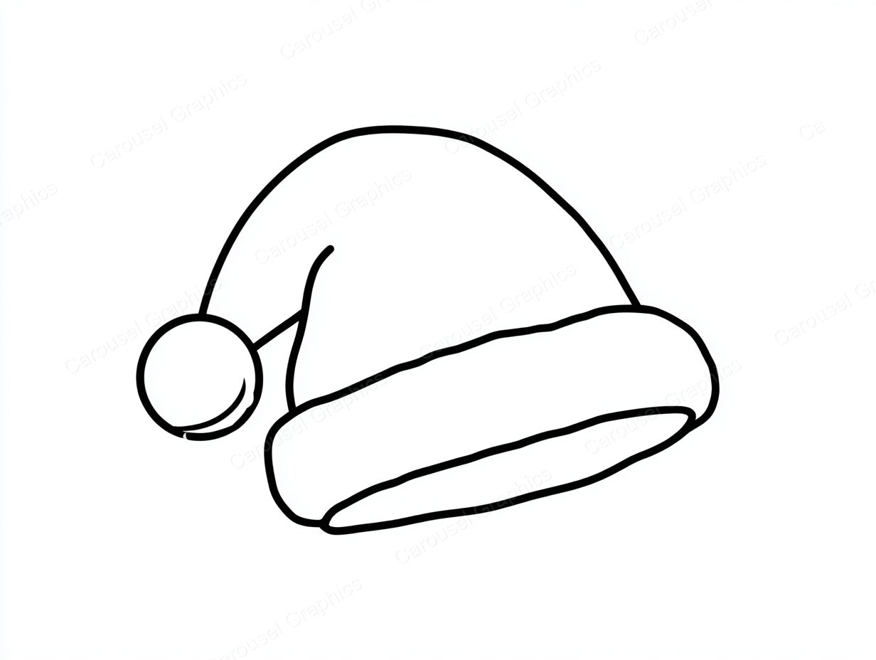 Santa Hat Vector Graphic preview