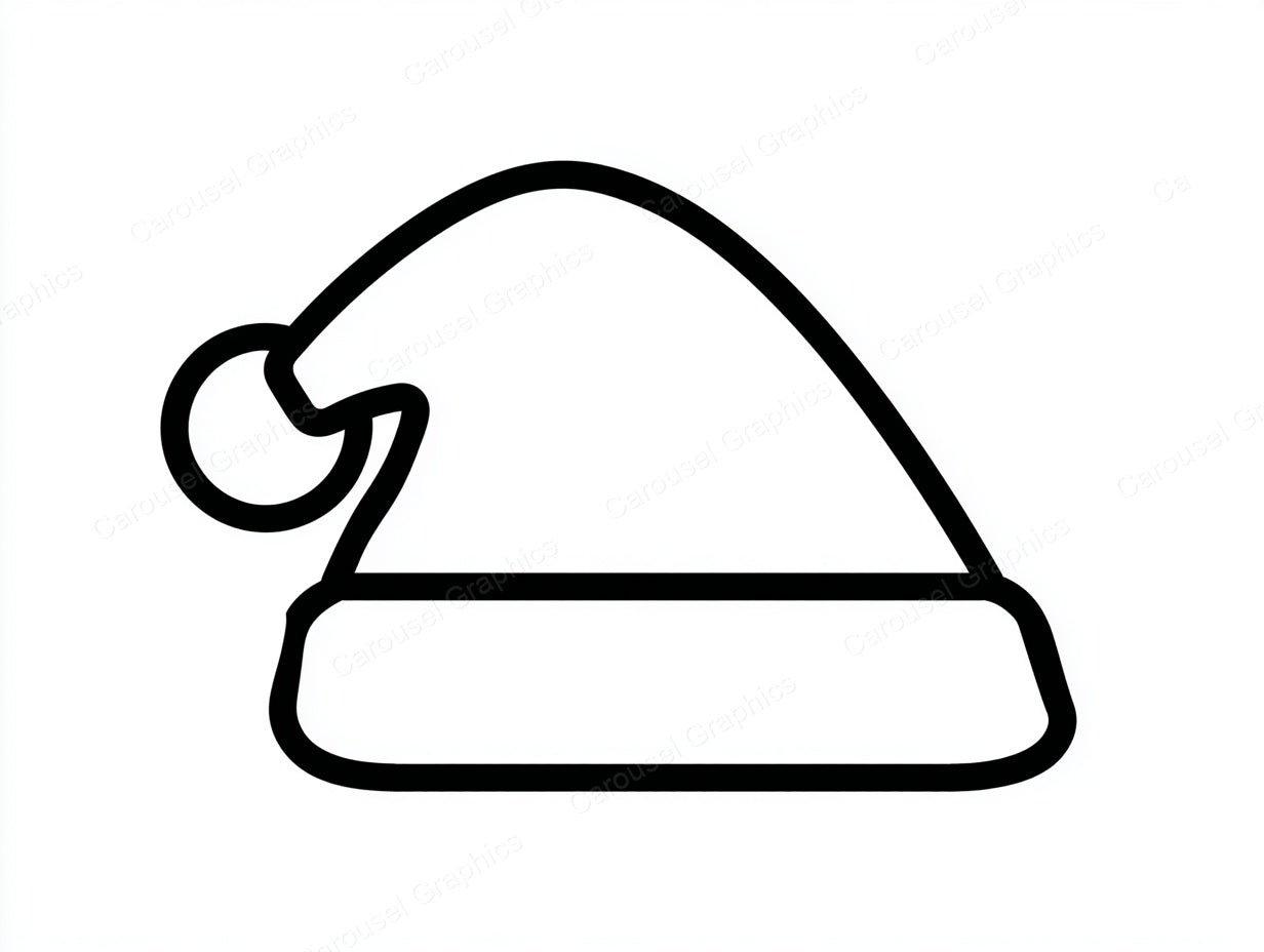 Santa Hat Vector Graphic preview