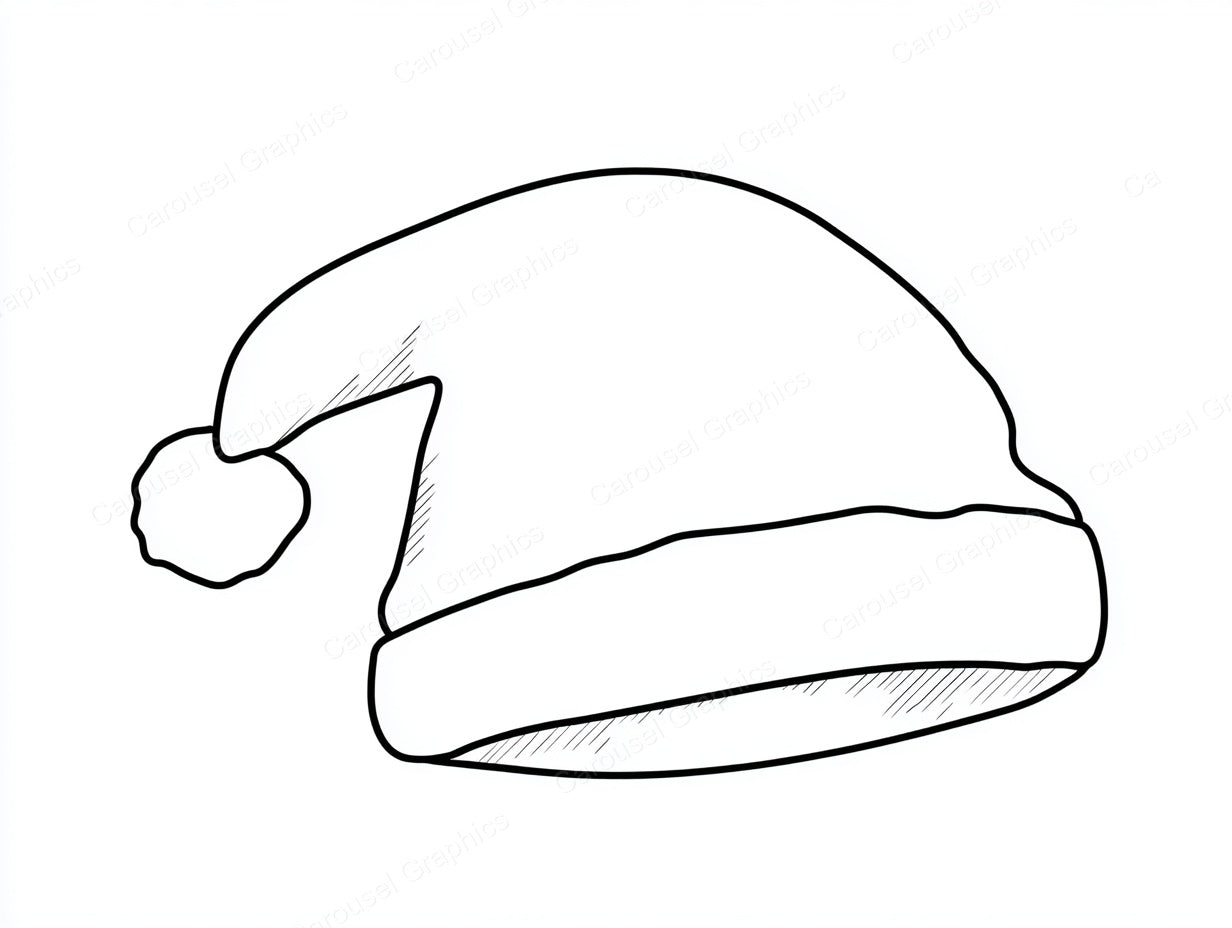 Santa Hat Vector Graphic preview