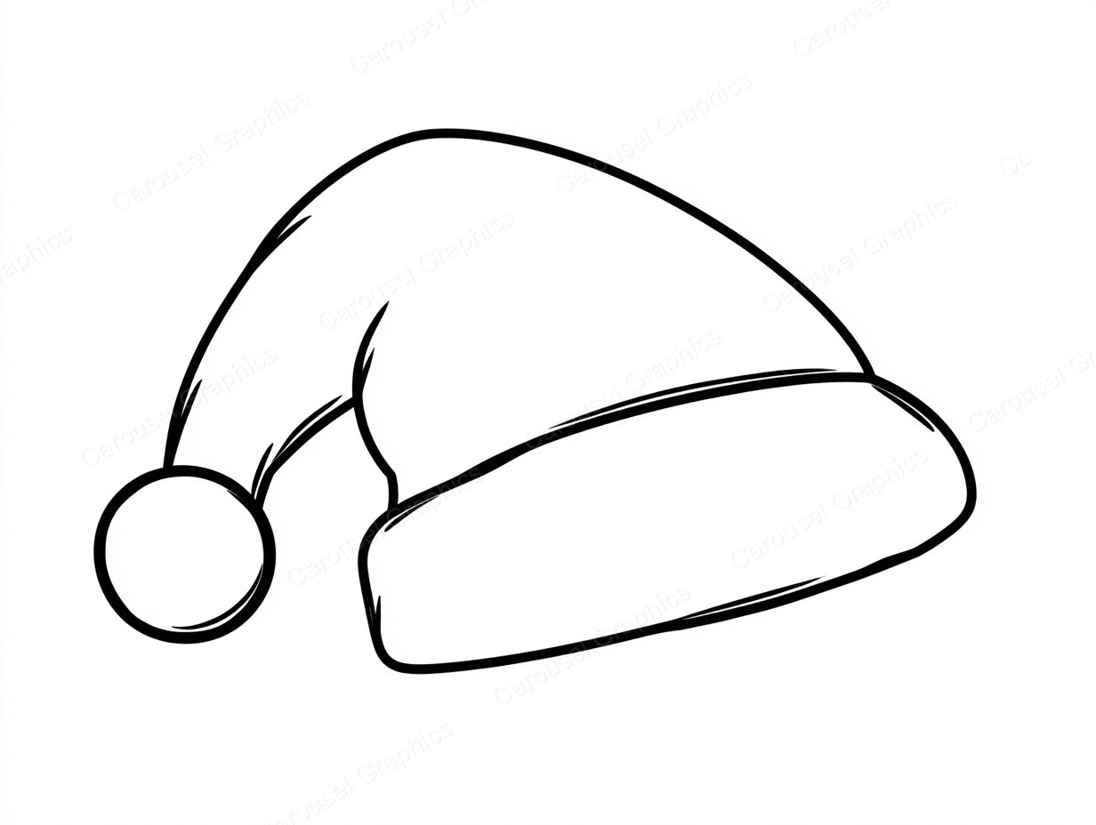 Santa Hat Vector Graphic preview