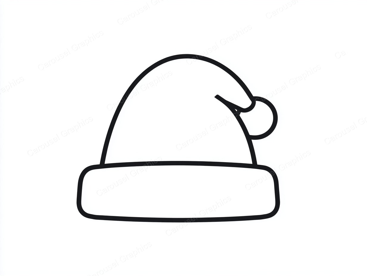 Santa Hat Vector Graphic preview