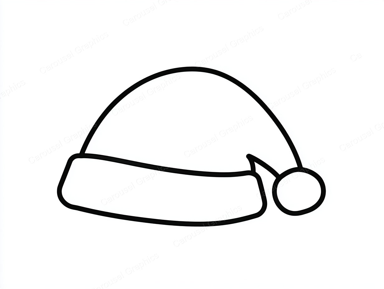 Santa Hat Vector Graphic preview