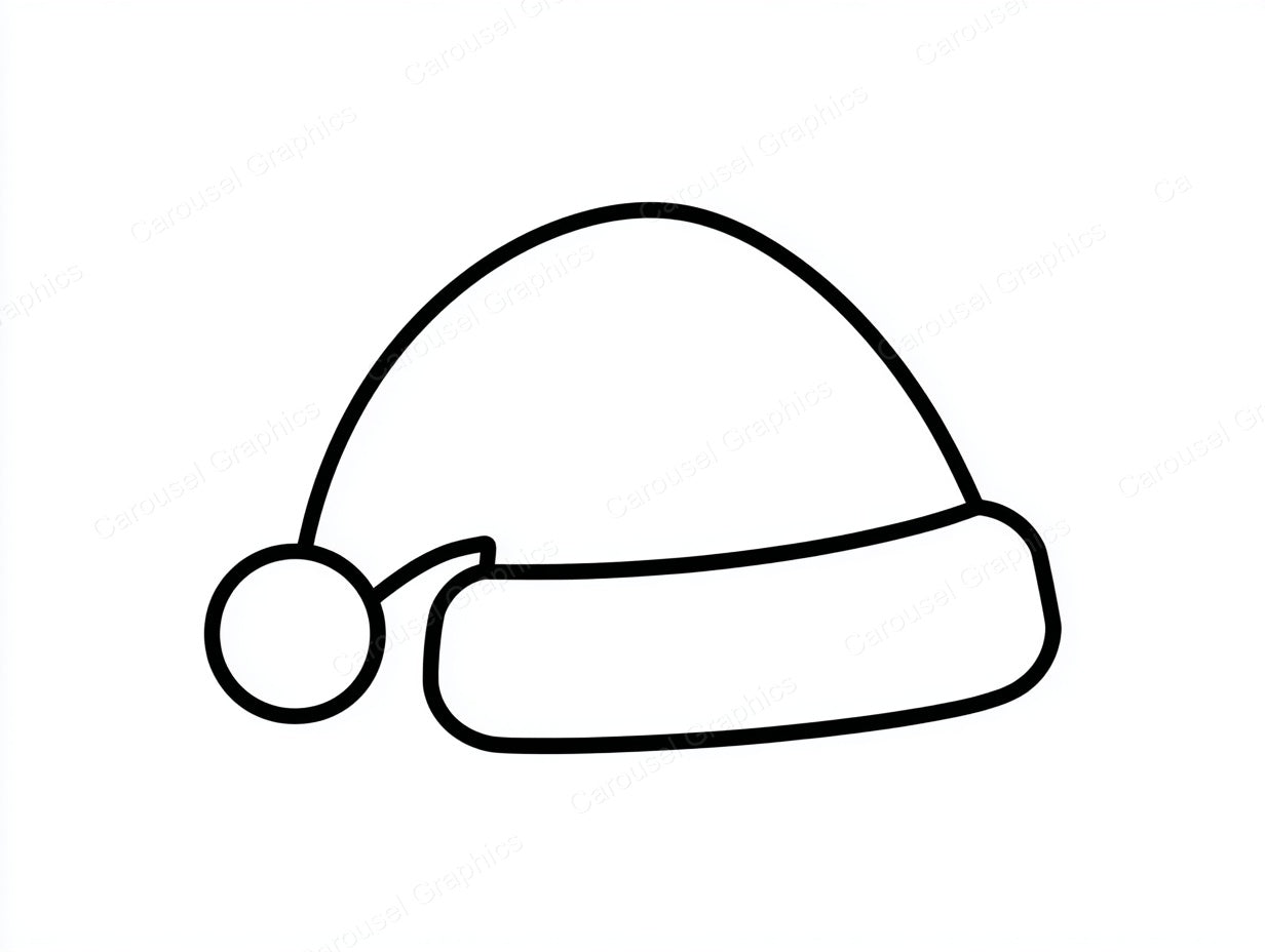 Santa Hat Vector Graphic preview