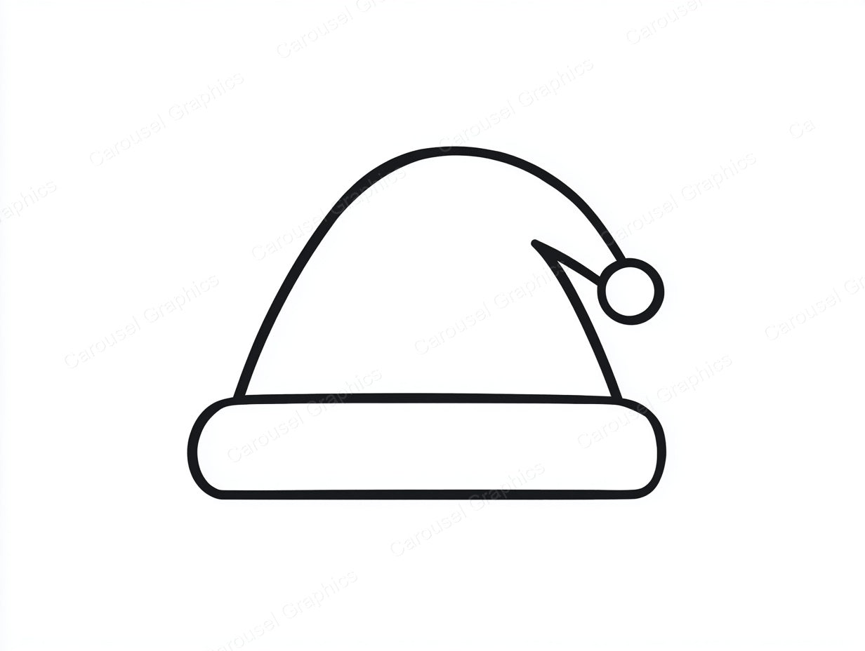 Santa Hat Vector Graphic preview