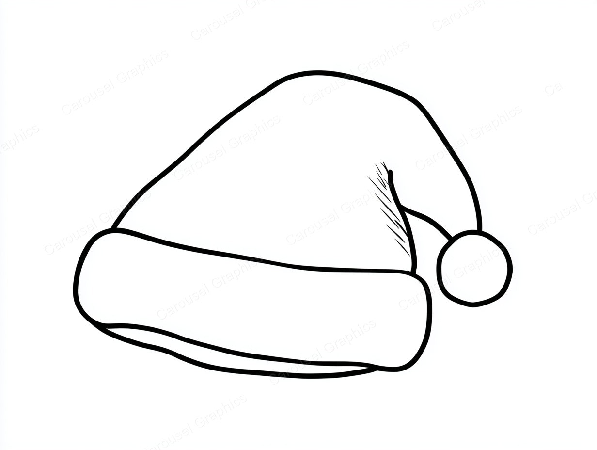Santa Hat Vector Graphic preview