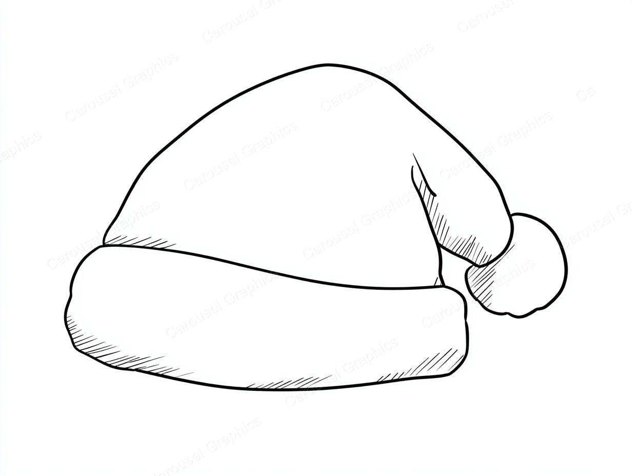 Santa Hat Vector Graphic preview