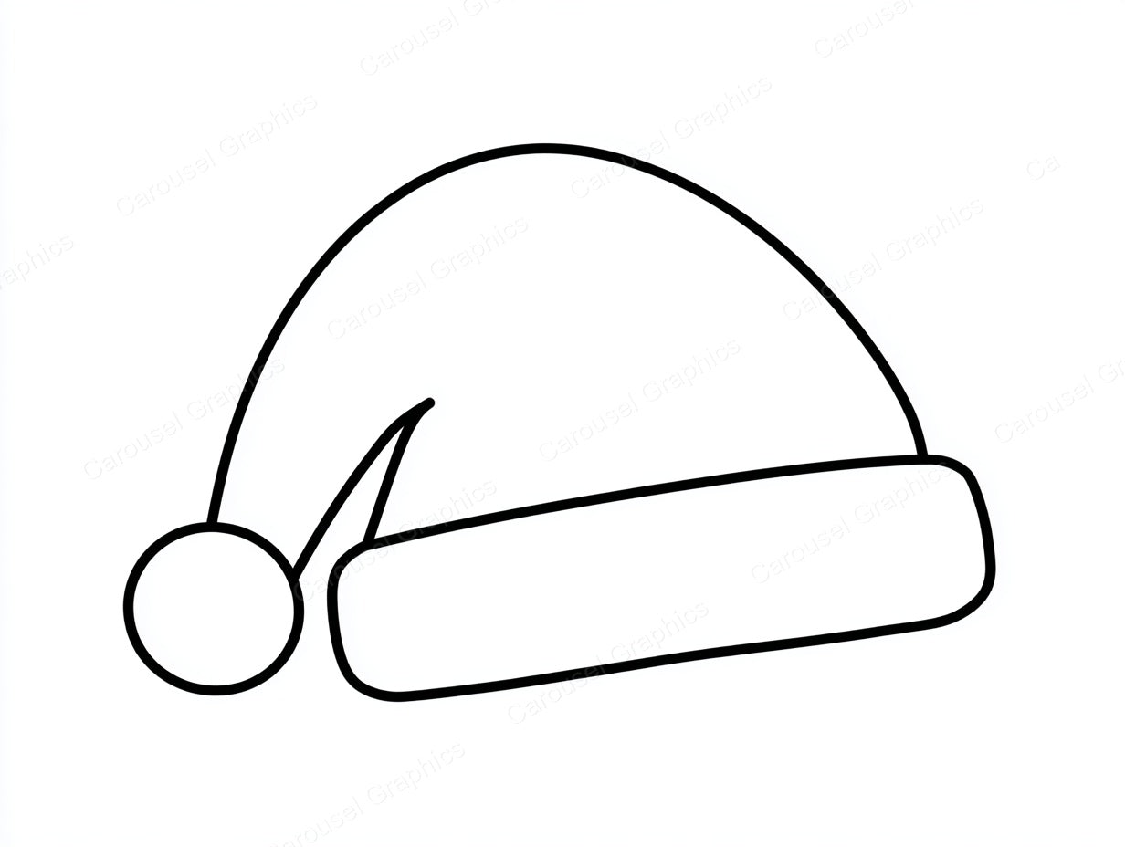 Santa Hat Vector Graphic preview