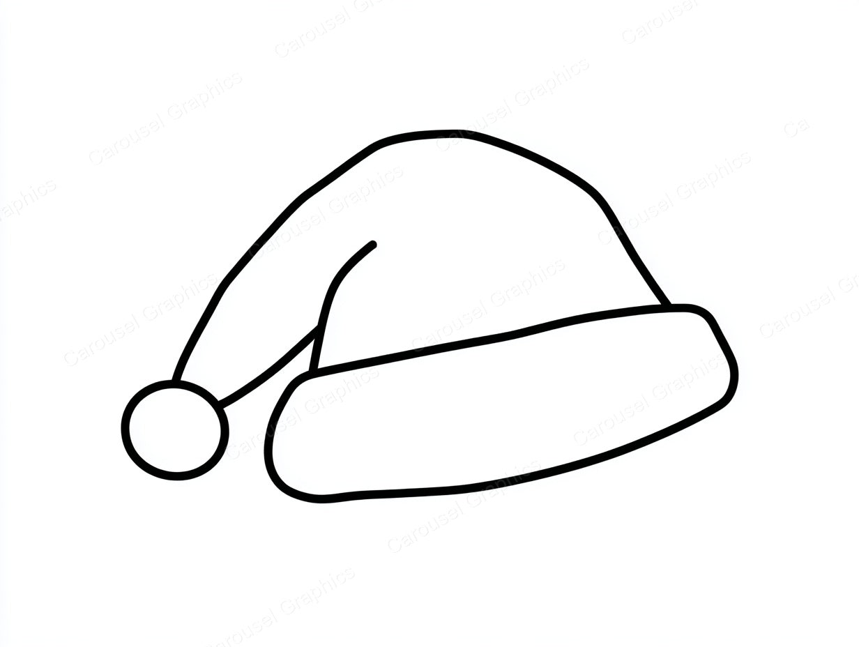 Santa Hat Vector Graphic preview